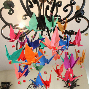 Fold 'n Fly Origami Crane Mobile