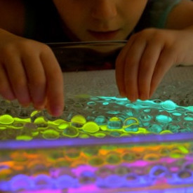 Neon Glowing Water Beads