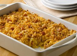 Southwestern Ham and Cheese Party Potatoes