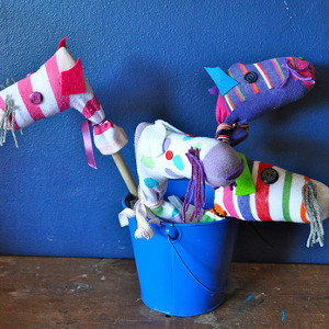 Mini Homemade Toy Hobby Horse