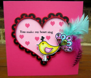 Chicks and Feathers Card