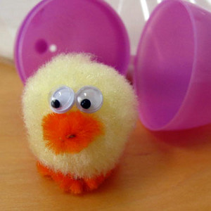 Fuzzy Teeny Baby Chick Craft