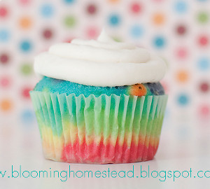 Rainbow Cupcakes