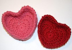 Hugs and Kisses Heart Baskets