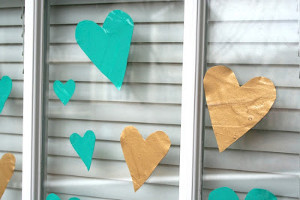 Mod Podge Heart Decals