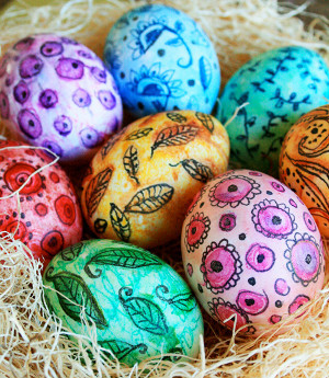 Watercolor Easter Eggs