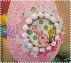 Glitter Chic Easter Egg