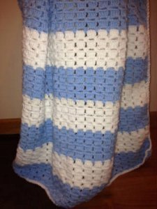 Blue Baby Afghan