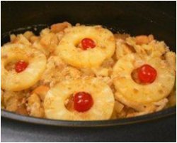 Pineapple Upside Down Bread Pudding