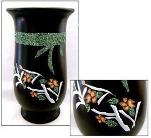 Oriental Glitter Vase