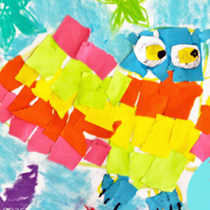 Tear 'em Up Paper Owl Craft