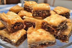 Homemade Baklava Bars