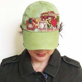 Crazy Quilt Patchwork Cap