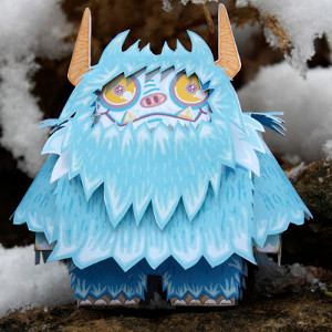 Printable Paper Monster Toy
