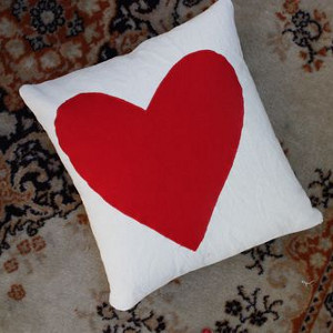 Big Red Heart Pillow