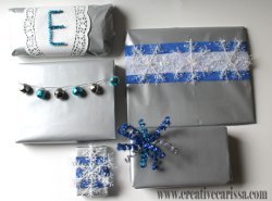 Dollar Store Gift Wrap Decorations
