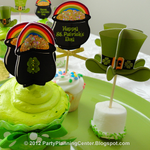 Pot O' Gold Cupcake Picks