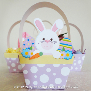 Printable Paper Easter Basket