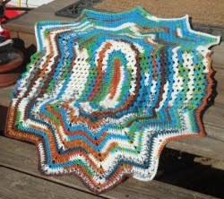 Ripples & Shells Baby Blanket