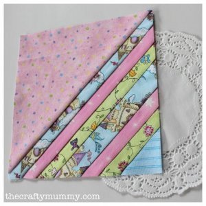 Pastel Stripe Quilt Block