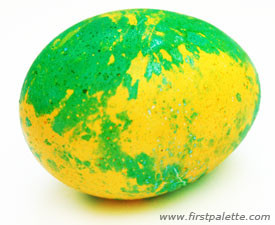 Marbleized Easter Eggs