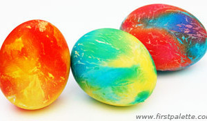 Tie-Dye Easter Eggs