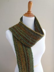 Wise Oak Ribbed Scarf