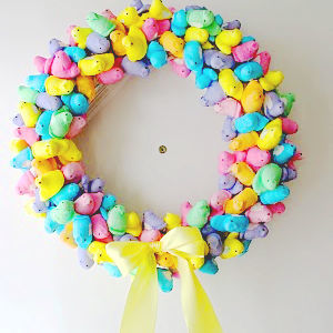 Sweet Spring Peep Wreath