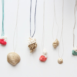 DIY Dipped Shell Necklace