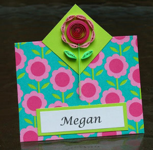 Quilled Flower Card