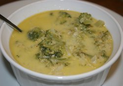 Slow Cooker Broccoli and Three Cheese Soup Recipe