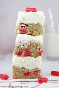 Red Hot Sugar Cookie Bars