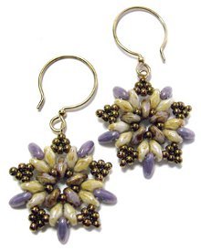 Starburst Beaded Earrings