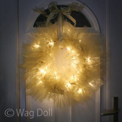Magical Lights Tulle Wreath