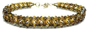 Alluring Amber Beaded Bracelet Pattern