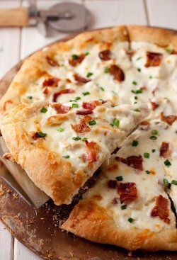 Just-Like CPK Chicken Alfredo Pizza