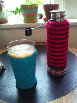 Upcycled Drink Cozy