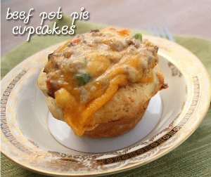 Beef Pot Pie "Cupcakes"