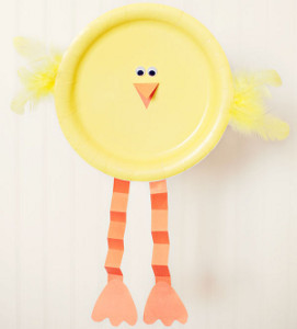 Baby Chick Paper Plate Craft