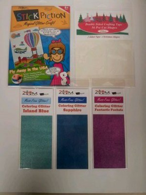 Zoom Creative Glitter Stickers