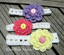 Easy Puff Stitch Headband