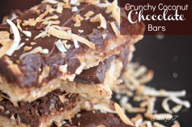 Crunchy Coconut Chocolate Bars