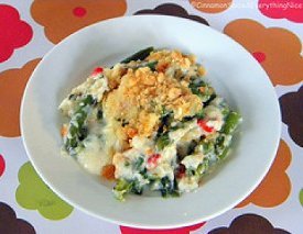 Awesomely Ritzy Green Bean Casserole