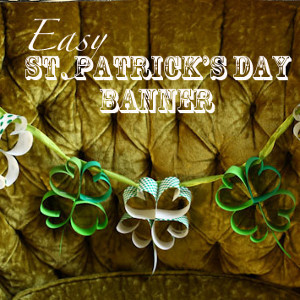 Hearty Shamrock Banner