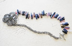 Stone and Sparkle Necklace