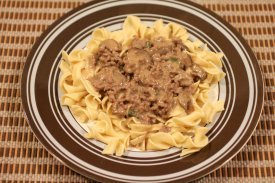 Friday Supper Beef Stroganoff