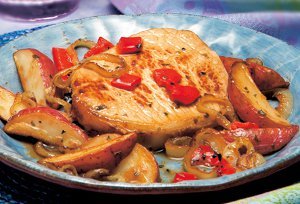 Pork with Roasted Peppers & Potatoes