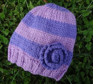 Very Violet Newborn Hat