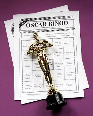 Oscar Ballot Bingo 2013