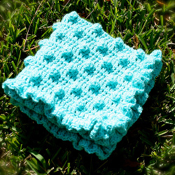 Polka Dots & Frills Baby Blanket